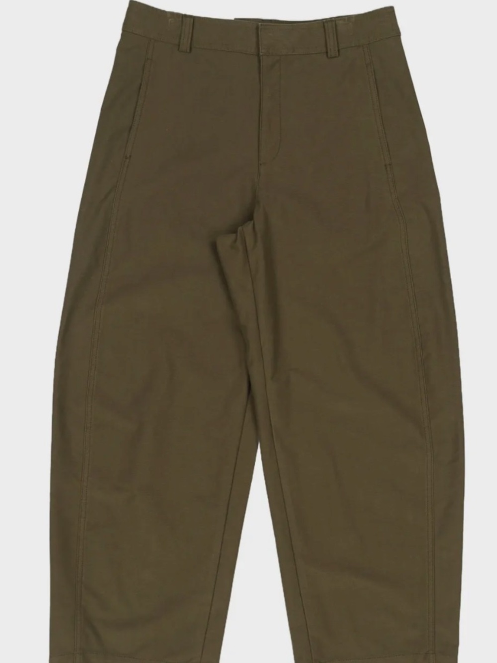 Uniqlo Women's Olive Cropped Chino Pants